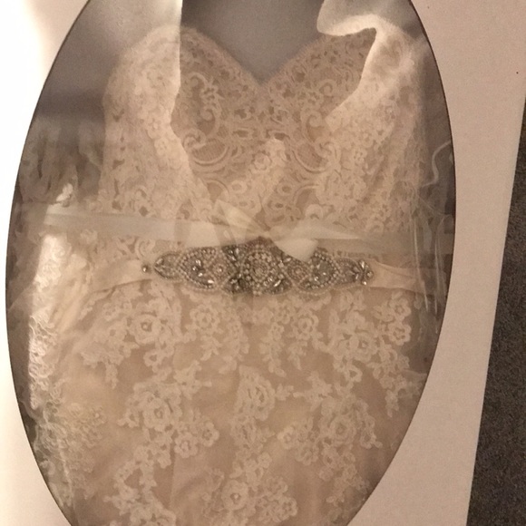 Used wedding dress in perfect condition. Cleaned, pressed, and preserved. - Picture 15 of 16